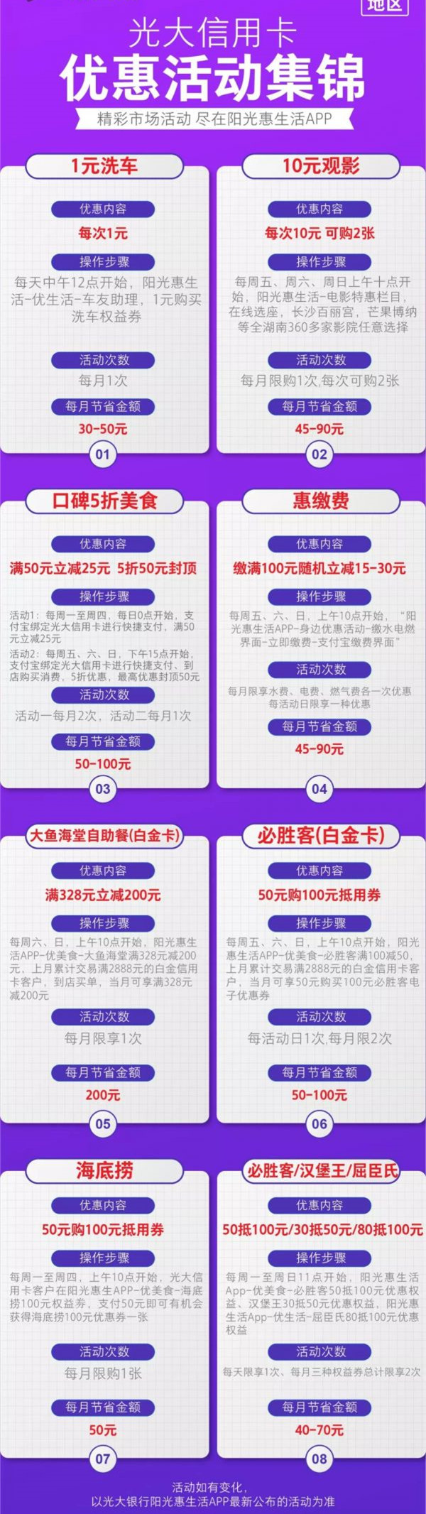 光大信用卡教你“薅羊毛”